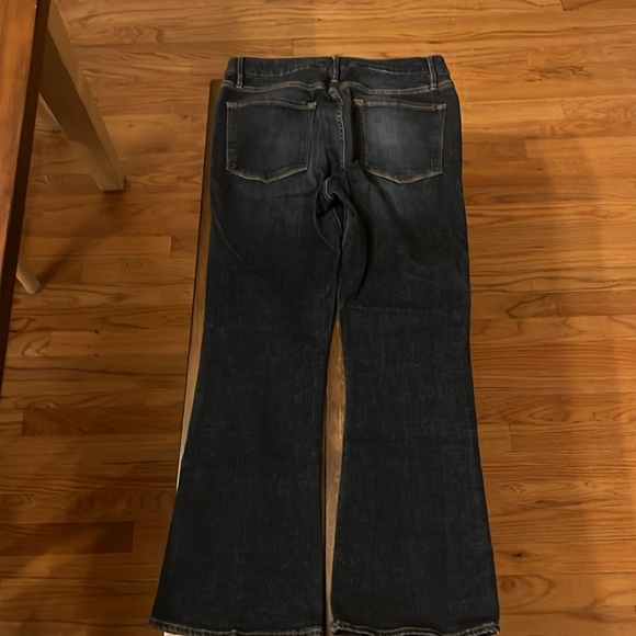 Frame Denim Le Crop Mini Boot Sidewinder Dark Wash Size 30 - Picture 14 of 15